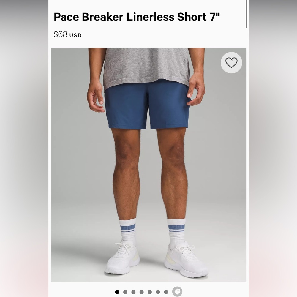 Pace Breaker Short 7’ Liner Less